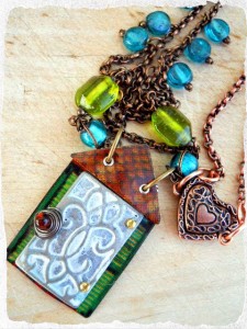 MAY ABS Old House Necklace by The Beading Yogini