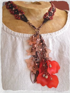 Sept ABS Necklace by The Beading Yogini