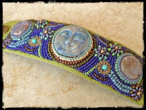 Full View Moon Cuff Bracelet by The Beading Yogini