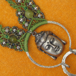 Buddha's Garden 1 Micro-Macrame Necklace by The Beading Yogini