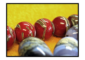 Red Lampwork Beads by The Beading Yogini