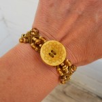 Yellow Micro Macrame Bracelet