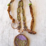 Forest Floor Challenge Necklace V1 by The Beading Yogini