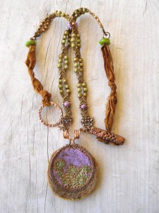 Forest Floor Challenge Necklace V1 by The Beading Yogini