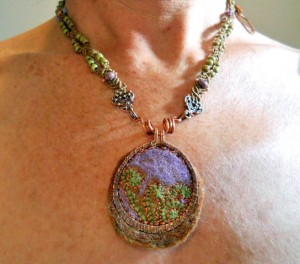 Forest Floor Challenge Necklace V2 by The Beading Yogini