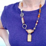 IBN Bee Challenge Long Necklace by The Beading Yogini