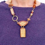 IBN Bee Challenge Short Necklace by The Beading Yogini