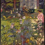 Morning in the garden at Vaucresson by Edouard Vuillard