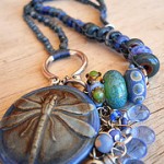 IBN Dragonfly Challenge Necklace by The Beading Yogini