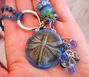 IBN Dragonfly Focal Bead by The Beading Yogini
