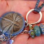 IBN Dragonfly Lampwork Bead Trio by The Beading Yogini