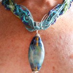 IBN Sea Challenge Waves Necklace Wispy Side by The Beading Yogini