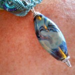 IBN Sea Challenge Waves focal Bead Side A by The Beading Yogini