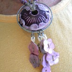 IBN Sea Urchin Challenge Back Necklace by The Beading Yogini