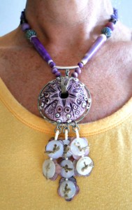 IBN Sea Urchin Challenge Necklace Y by The Beading Yogini