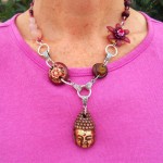 IBN Zen Garden Necklace Worn by The Beading Yogini