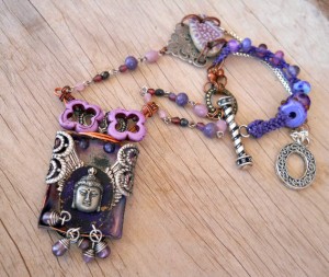Shadow Box Challenge Necklace 1 by The Beading Yogini