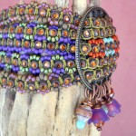 Lavender Equinox Bracelet by The Beading Yogini