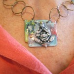 Painting With Fire Buddha Necklace by The Beading Yogini