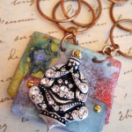 Painting With Fire Buddha Pendant by The Beading Yogini
