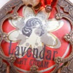 LB Challenge Lavendar Pendant Close Up by The Beading Yogini