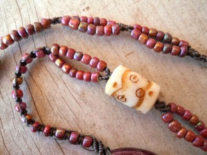 Rabbit Whole Necklace Strands by The Beading Yogini