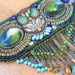 Owl Seed bead Necklace 1 by The Beading Yogini
