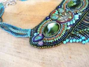 Owl Seed bead Necklace Strings by The Beading Yogini
