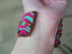 Back View Cuff 2 by The Beading Yogini